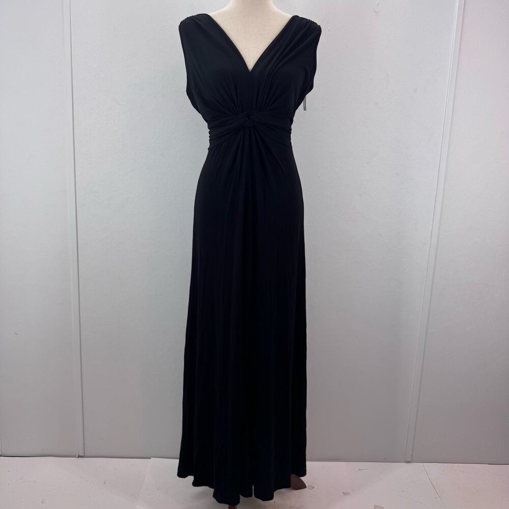 NWT Kimi + Kai Maternity Dress Stretchy Black Whimsigoth Minimalist Momcore sz M